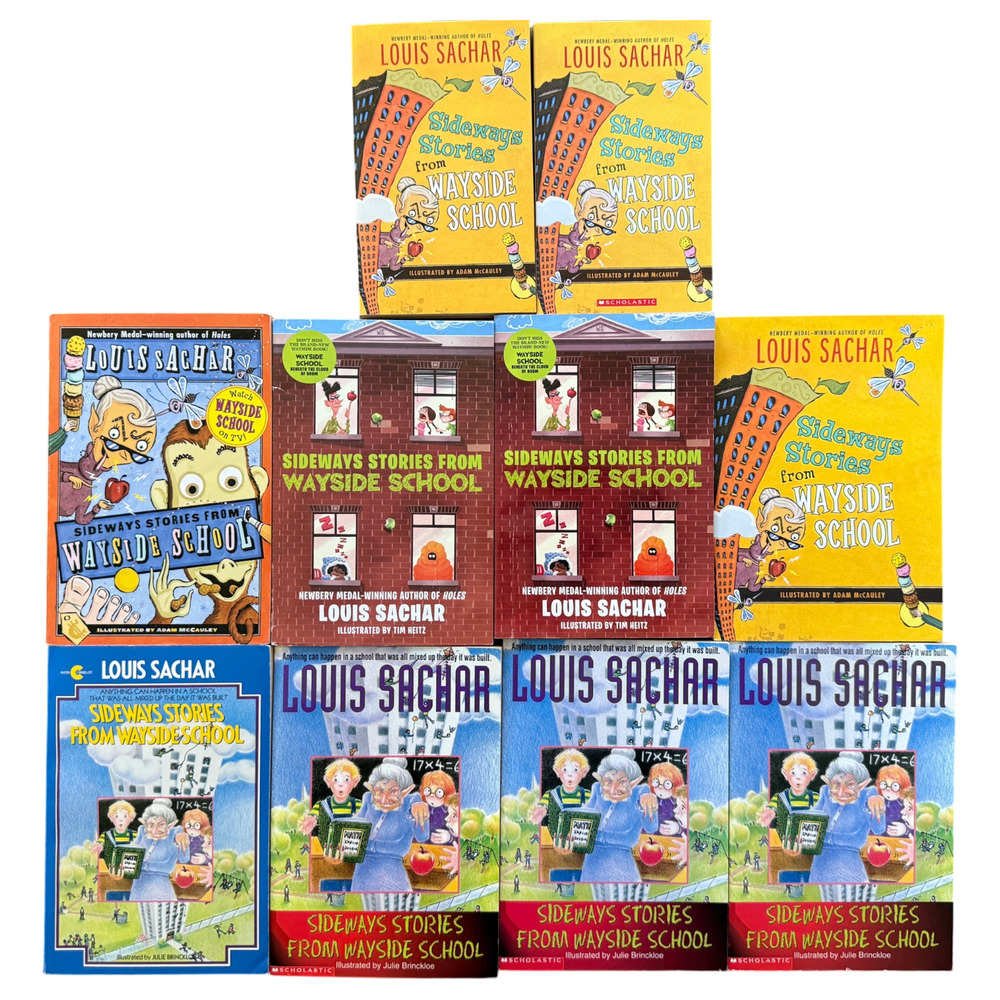 Guided Reading Lot of 10 Sideways Stories From Wayside School Books Louis Sachar